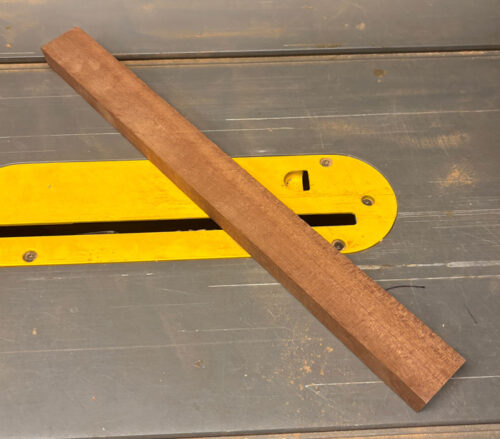 sapele klods