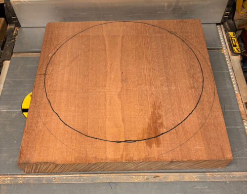 sapele klods