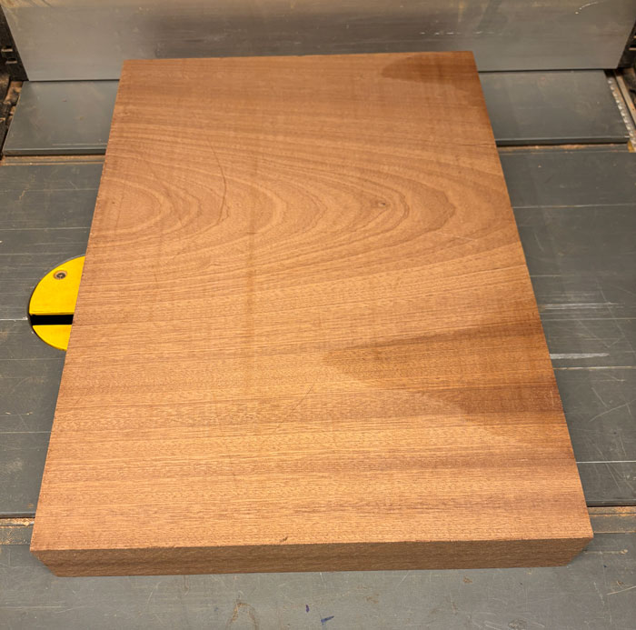sapele klods